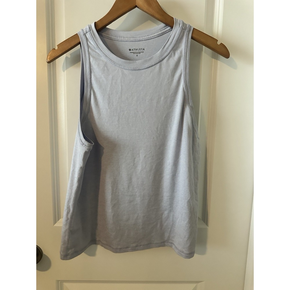 Athleta Women's Light Blue Tank‎ Small